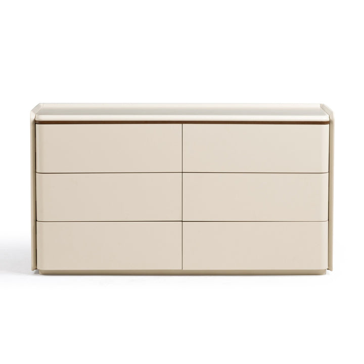 KIERAN Grey 6 Drawer Dresser