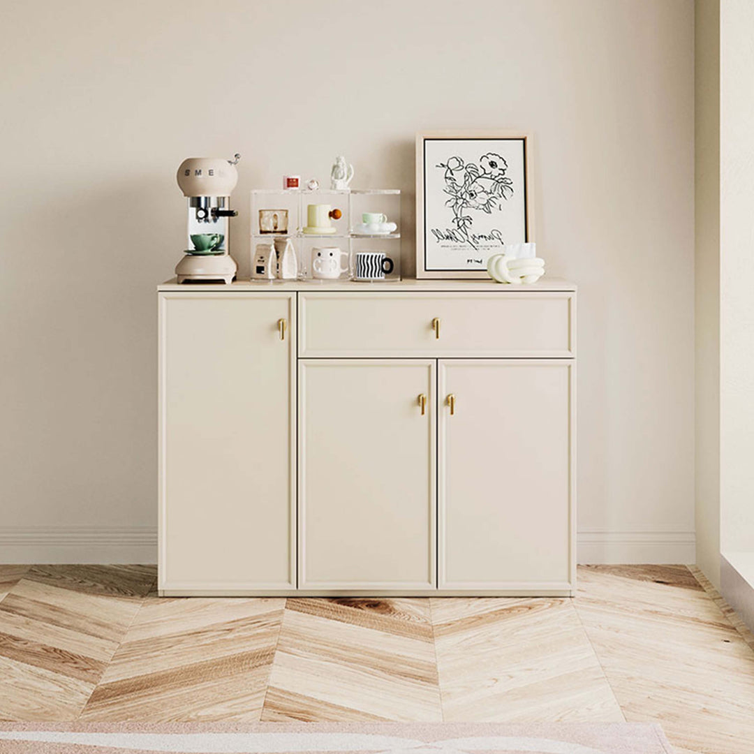 GEORGE 120cm White Low Sideboard