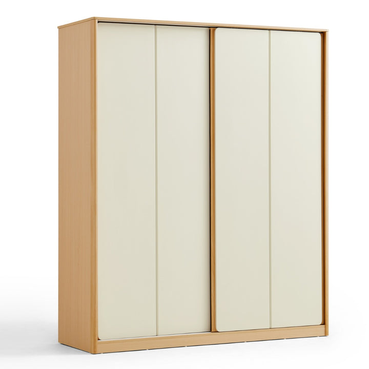SEVILLE 160cm Wood Color Wardrobe