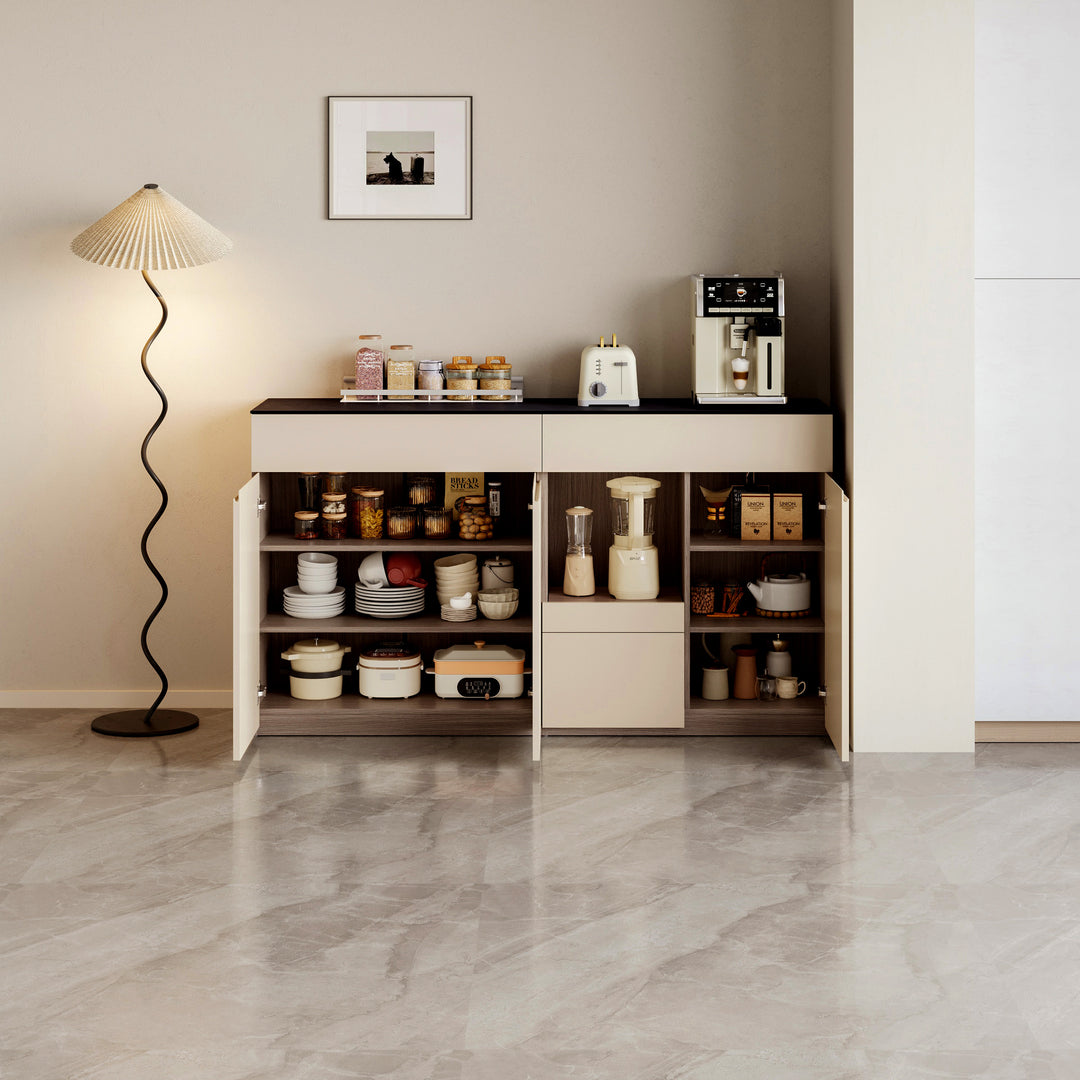 GANU 90cm Coffee Color Dining Sideboard