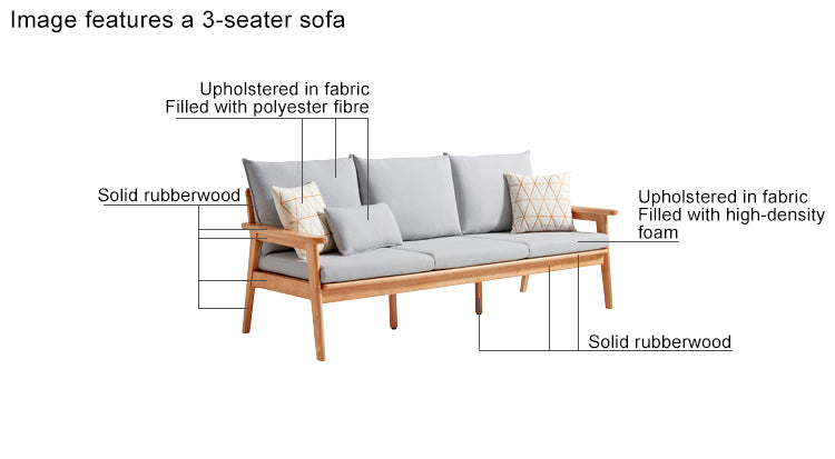 PHOENIX Fabric Single Seat Sofa