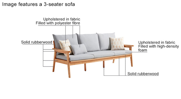 PHOENIX Fabric Single Seat Sofa