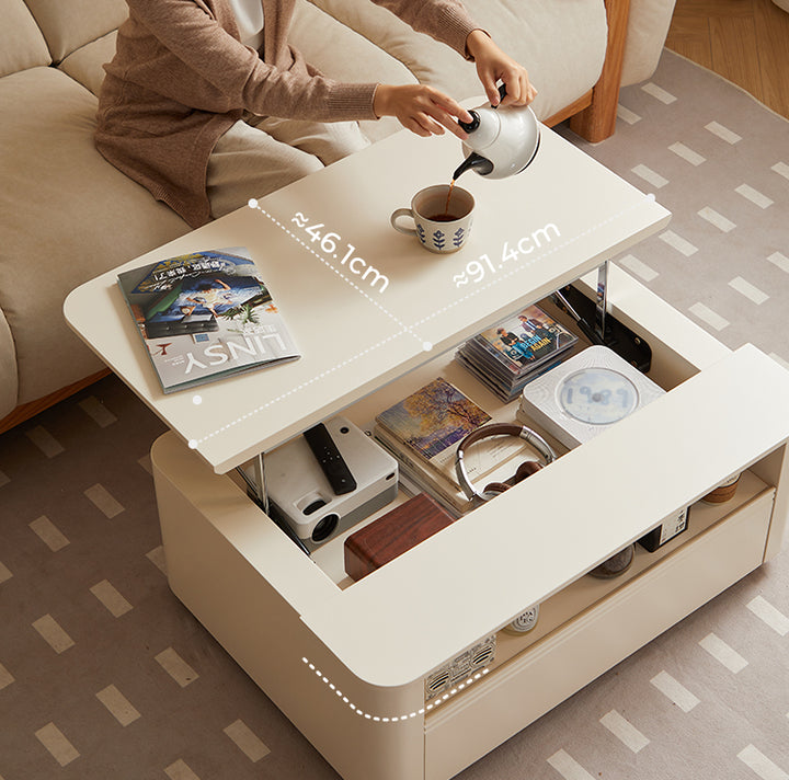 RENLY Nordic Lift-Top Storage Coffee Table
