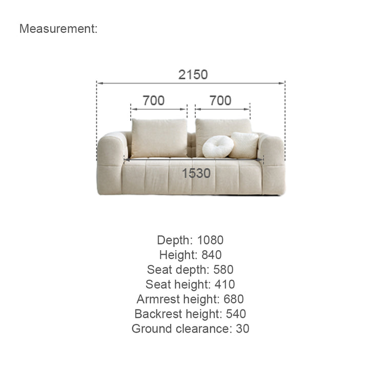 GRACE Pet-Friendly Fabric Sofa