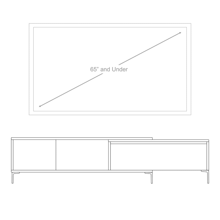 VOLTA sintered stone TV Cabinet