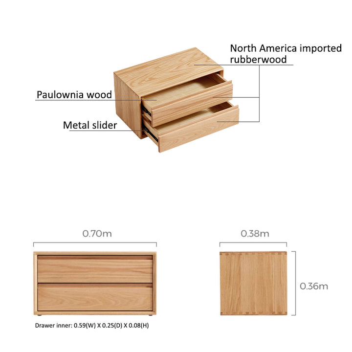 CASPIAN Solid Wood TV Cabinet