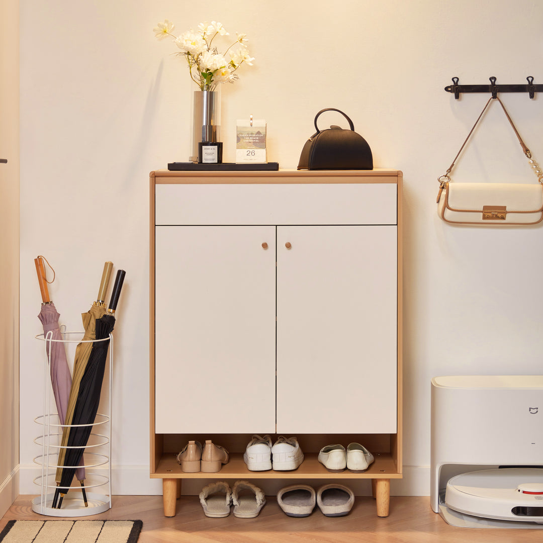STANLEY Compact Two-Door Shoe Cabinet