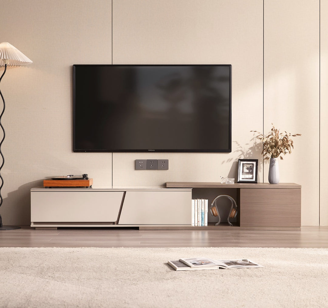 VERONA Sintered Stone Extendable TV Stand
