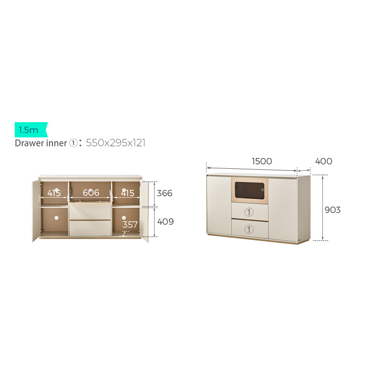 GLORIA 150cm Low Sideboard
