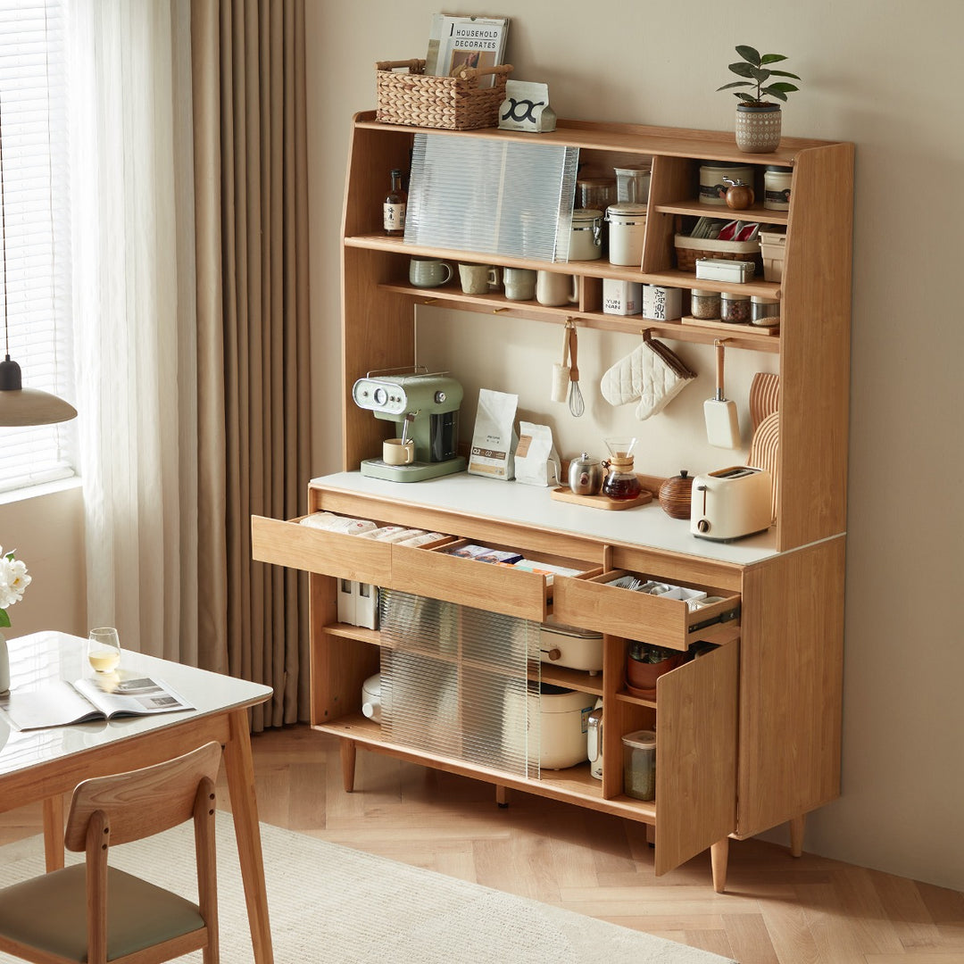 JOSHUA 150cm Wood Color Sideboard Set