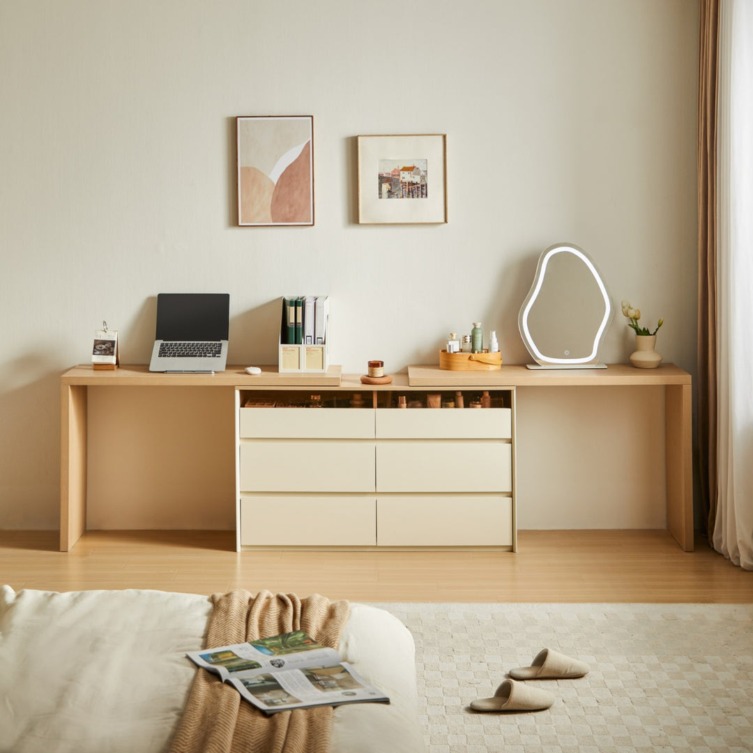 ESTONIA Six Drawer Cabinet and Two Dressing Table