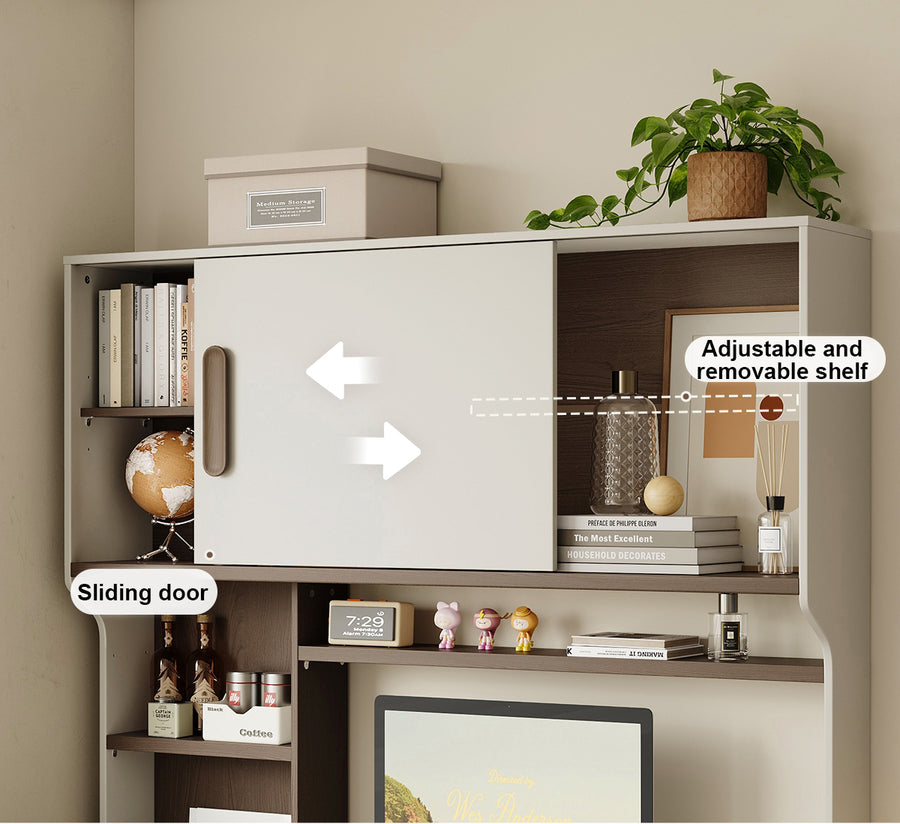 GORDON 140cm Corner Storage Desk with 120cm Counter