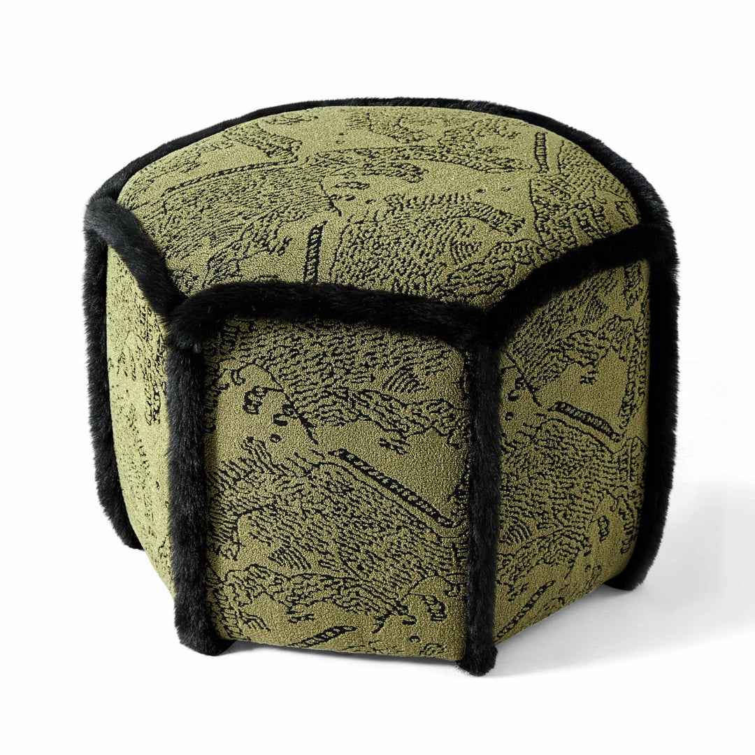 ALESSIA Sherpa Comfort Ottoman