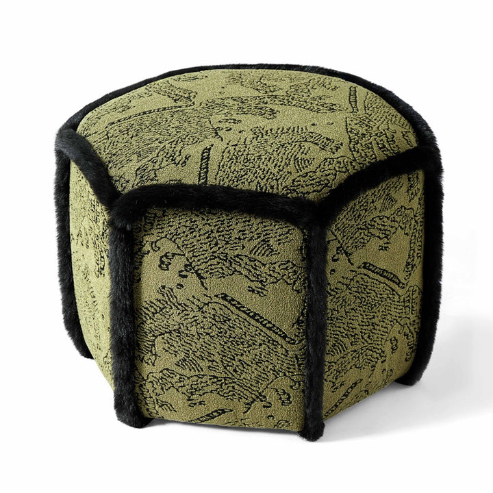 ALESSIA Sherpa Comfort Ottoman