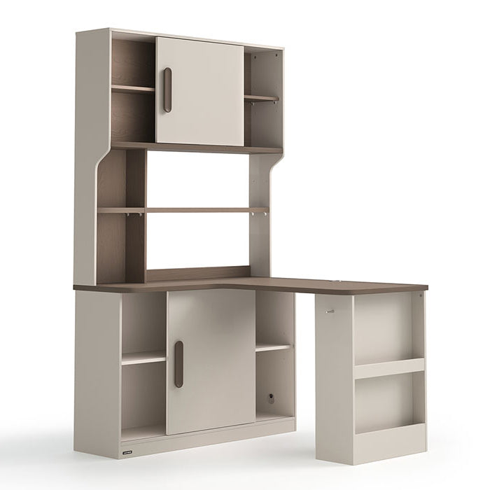 GORDON 140cm Corner Storage Desk with 120cm Counter