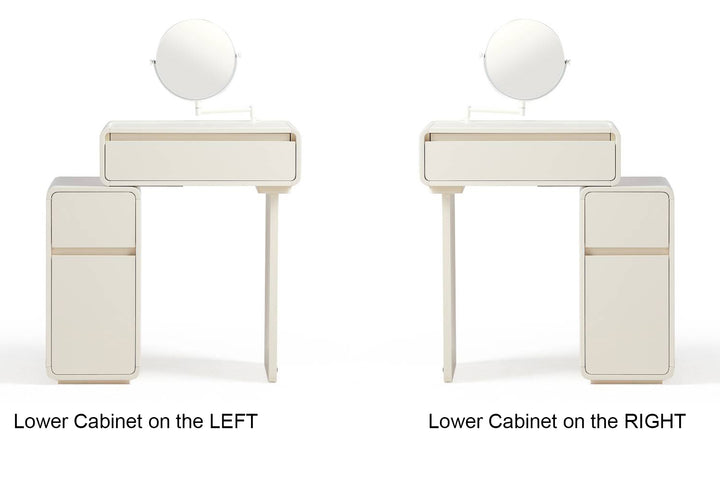 KARTER 60cm White Dresser