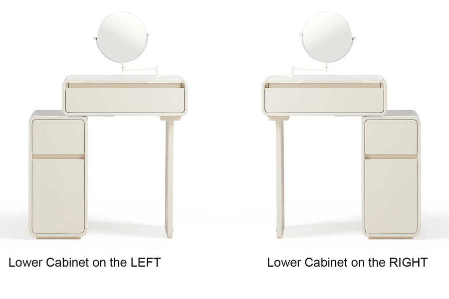 KARTER 60cm White Dresser