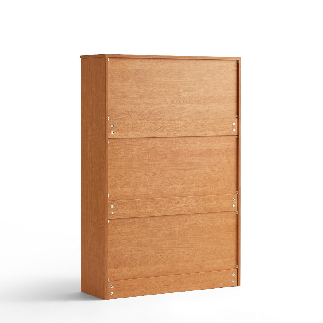 DUSTIN wood color flip top shoe cabinet