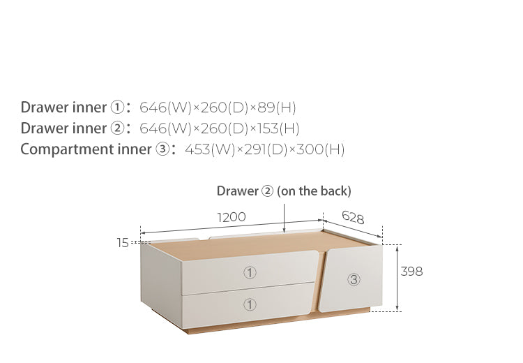 CLAUDE Storage Coffee Table