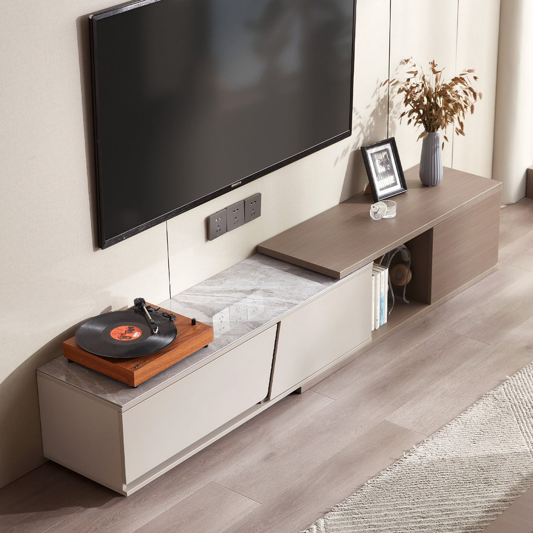 VERONA Sintered Stone Extendable TV Stand