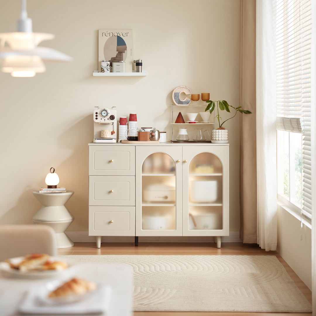 COLUMBUS Glass Door Side Cabinet