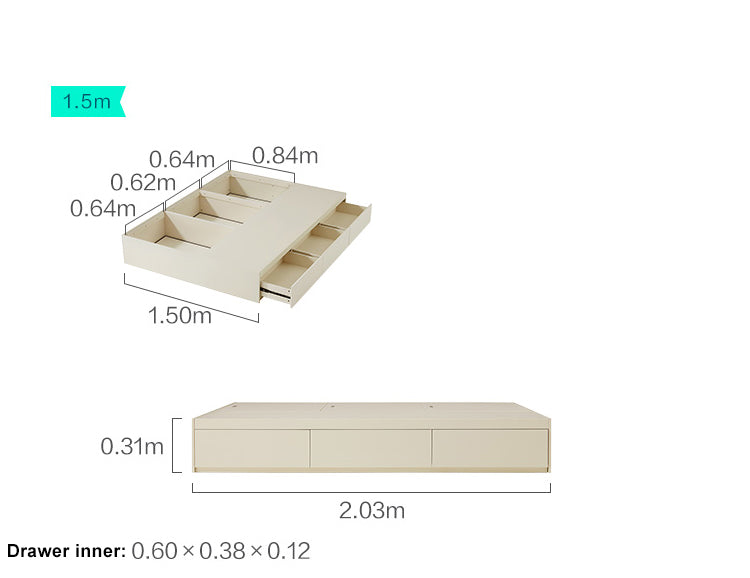 MERLIN Tatami Queen Bed
