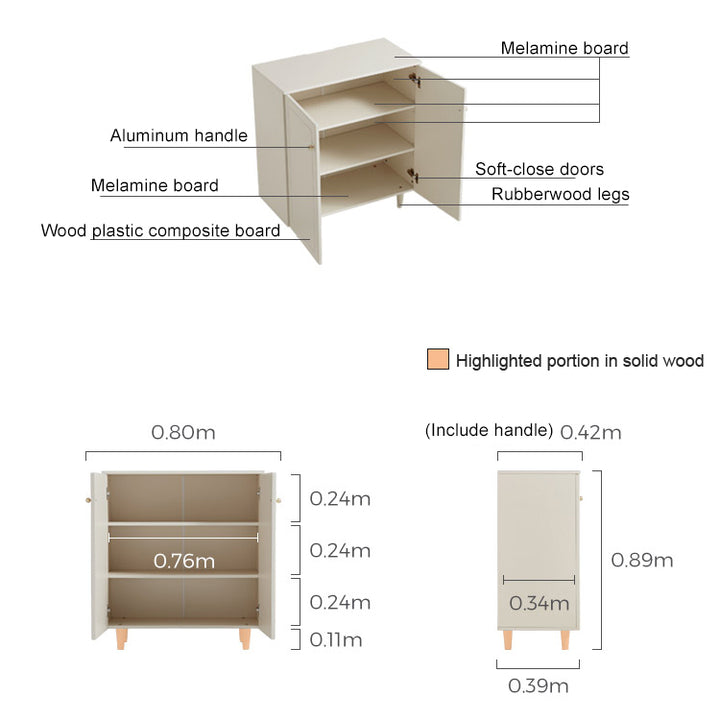 TUCSON Regular Door Side Cabinet
