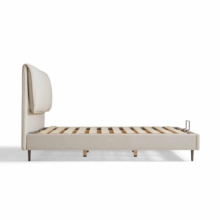 BAFFIN Beige Upholstery Queen Bed