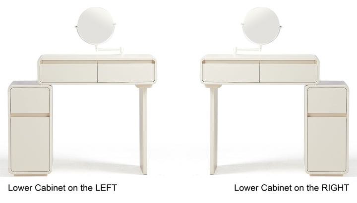 KARTER 80cm White Dresser