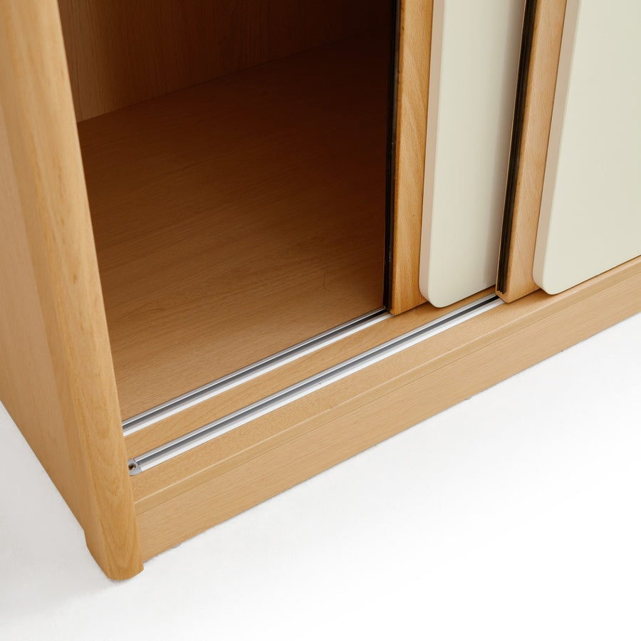 SEVILLE 160cm Wood Color Wardrobe