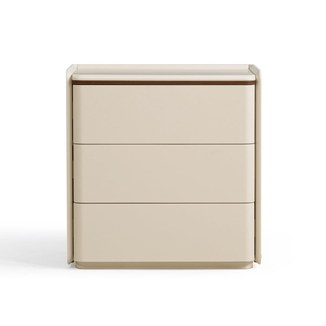 KIERAN Grey 3 Drawer Cabinet