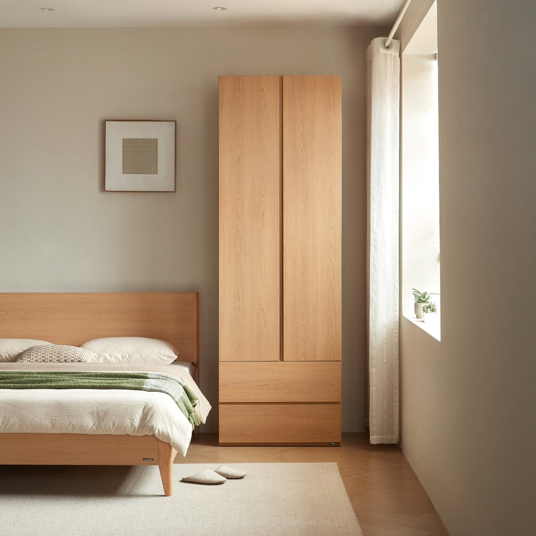 JERICHO 200cm Two Door Wardrobe (With Drawers)