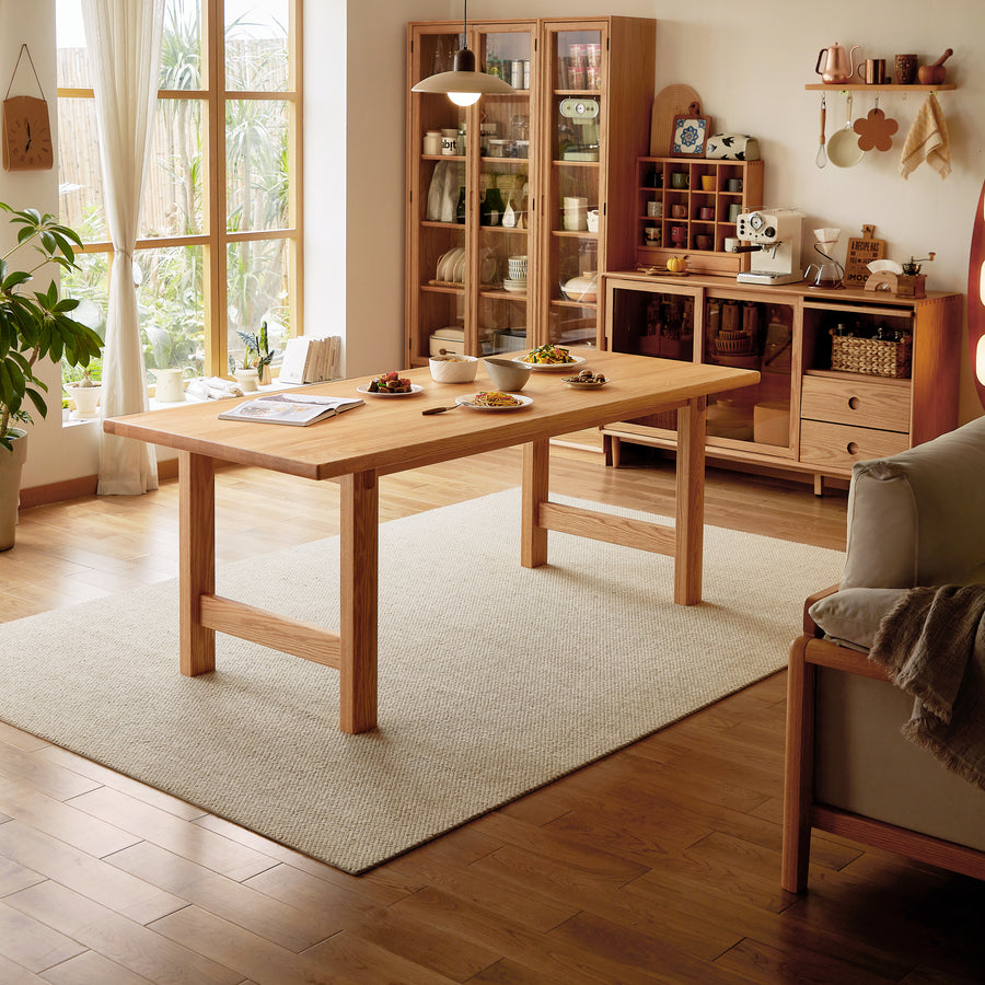 EVELYN Solid Oak Dining Table