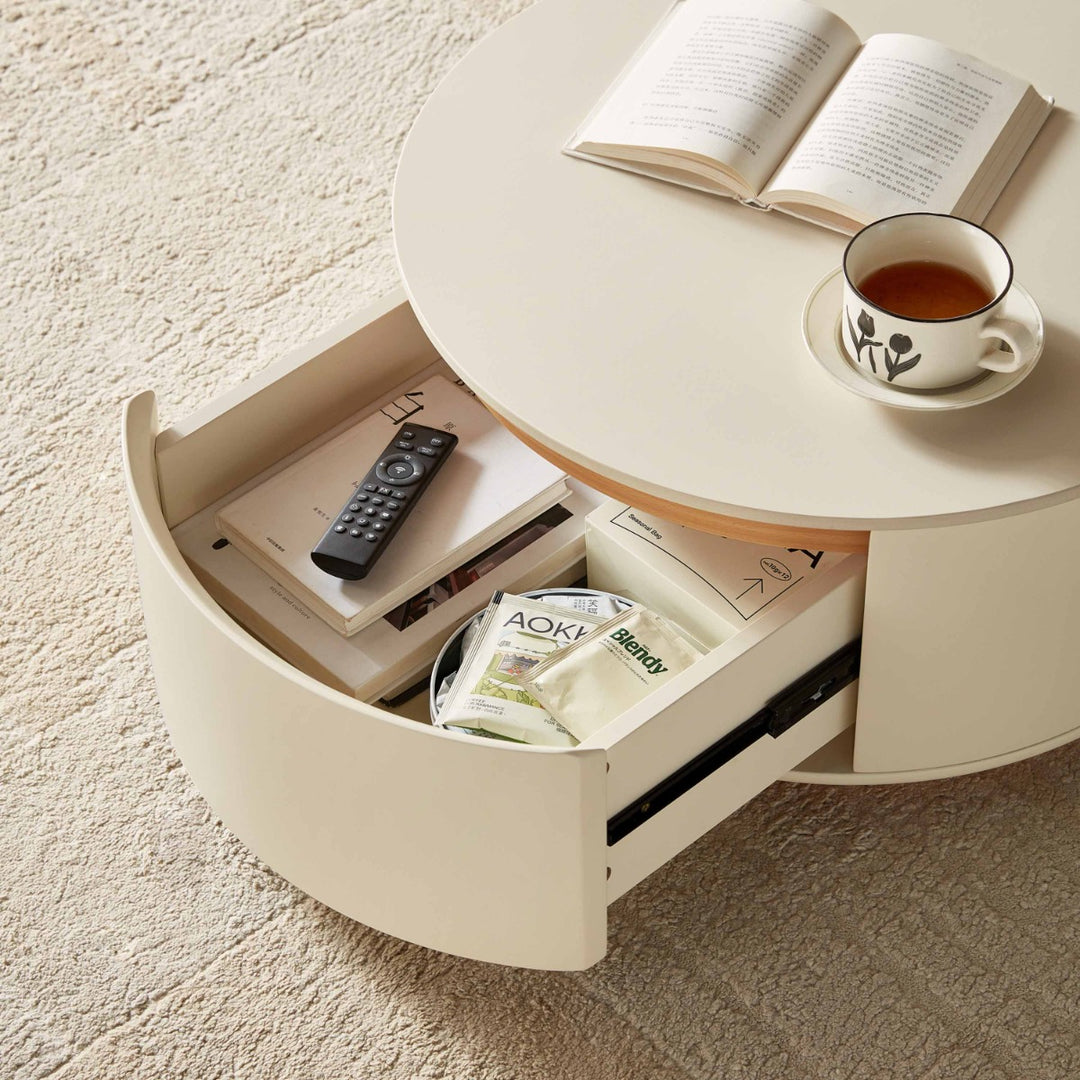 VITIM Wood Color Small Coffee Table