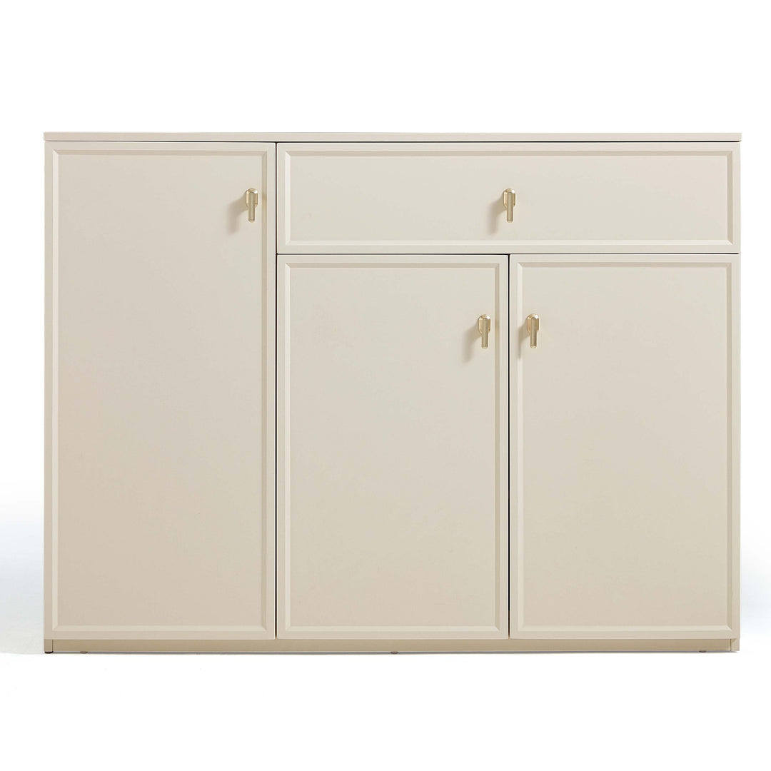 GEORGE 120cm White Low Sideboard