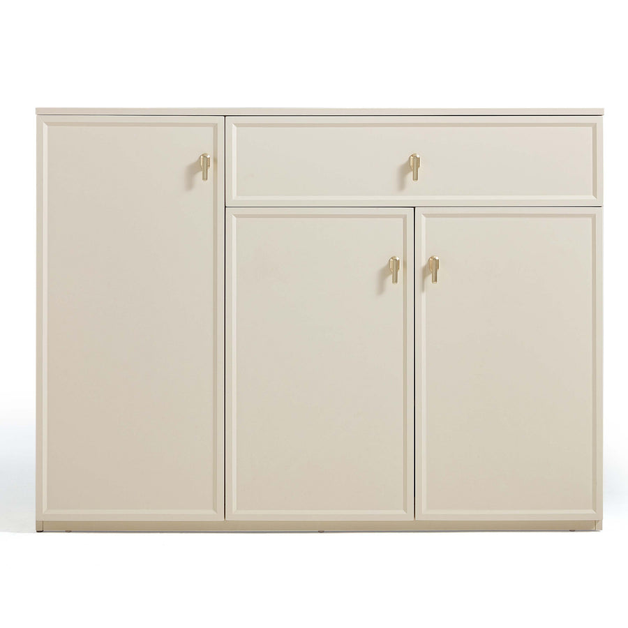 GEORGE 120cm White Low Sideboard