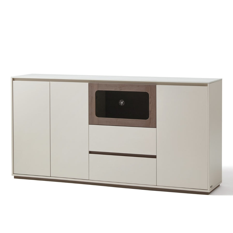 GLORIA 180cm Low Sideboard Walnut