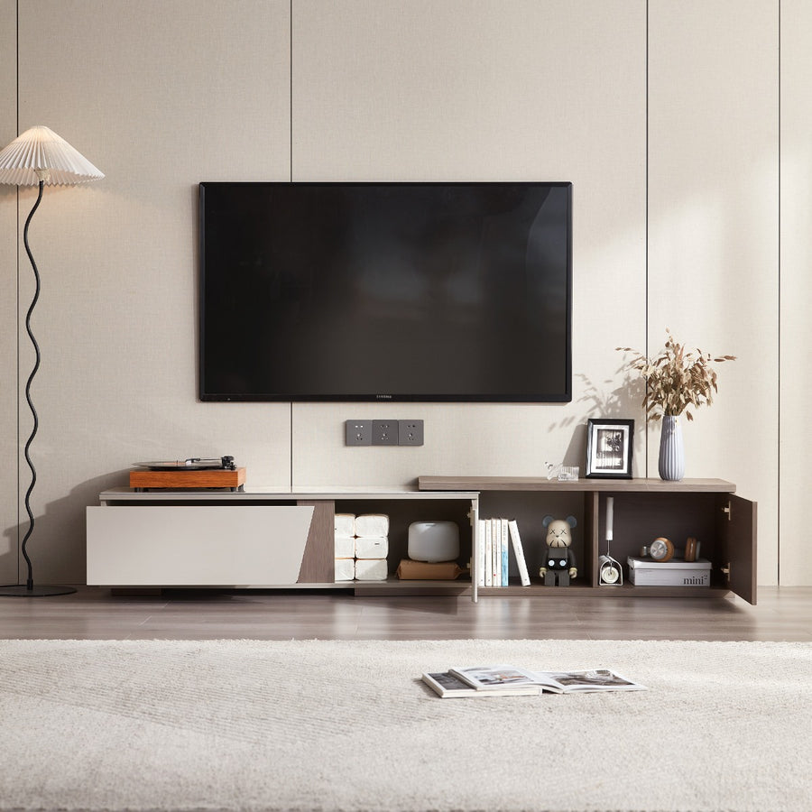 VERONA Sintered Stone Extendable TV Stand