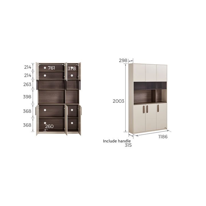 GRIFFIN 120cm Regular Book Shelves