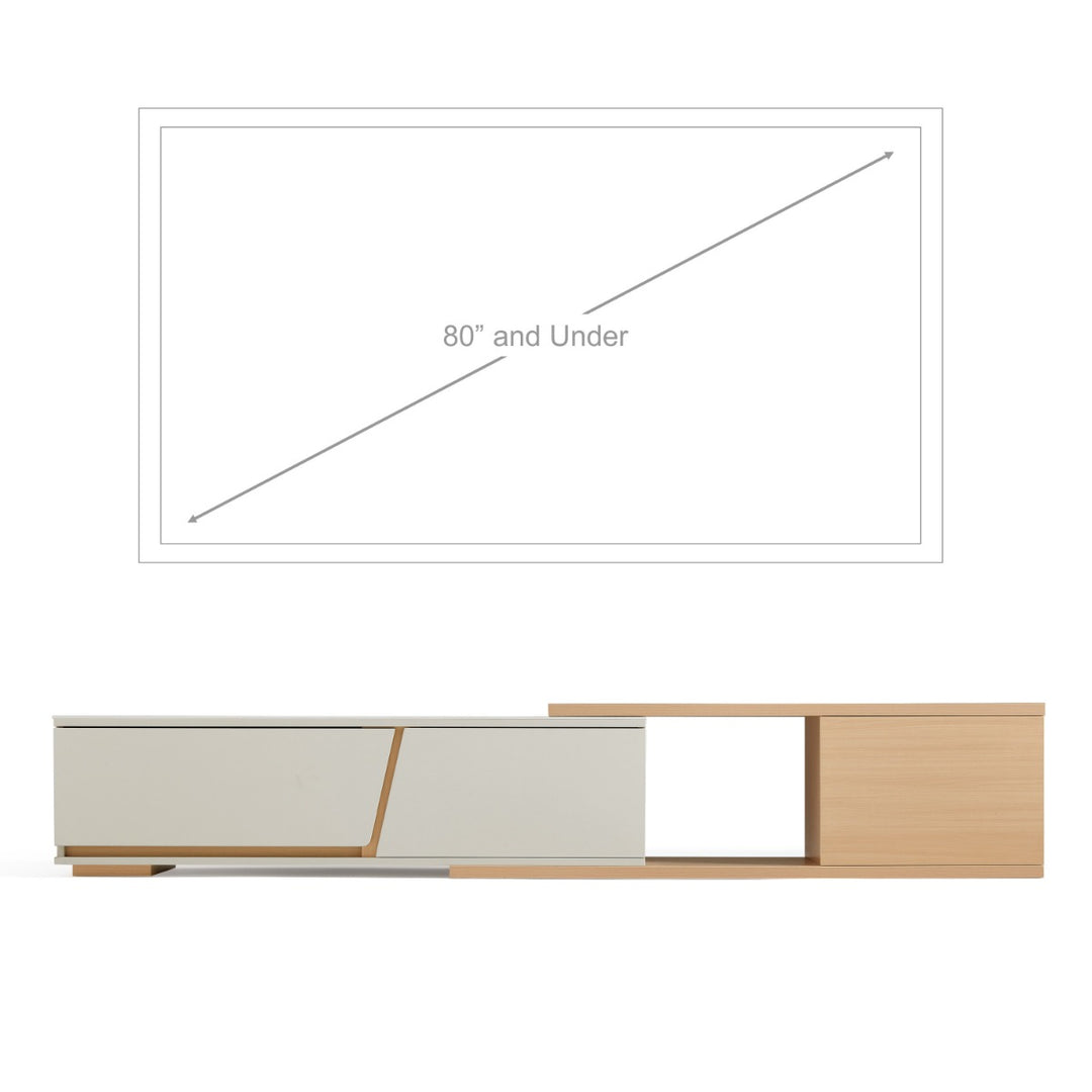 VERONA Sintered Stone Extendable TV Stand
