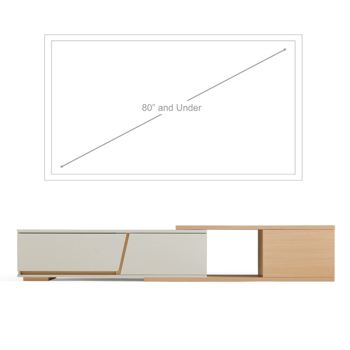 VERONA Sintered Stone Extendable TV Stand