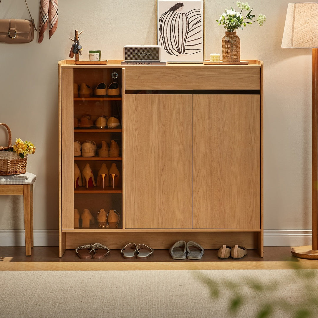 ISABEL Wood Color Shoe Cabinet