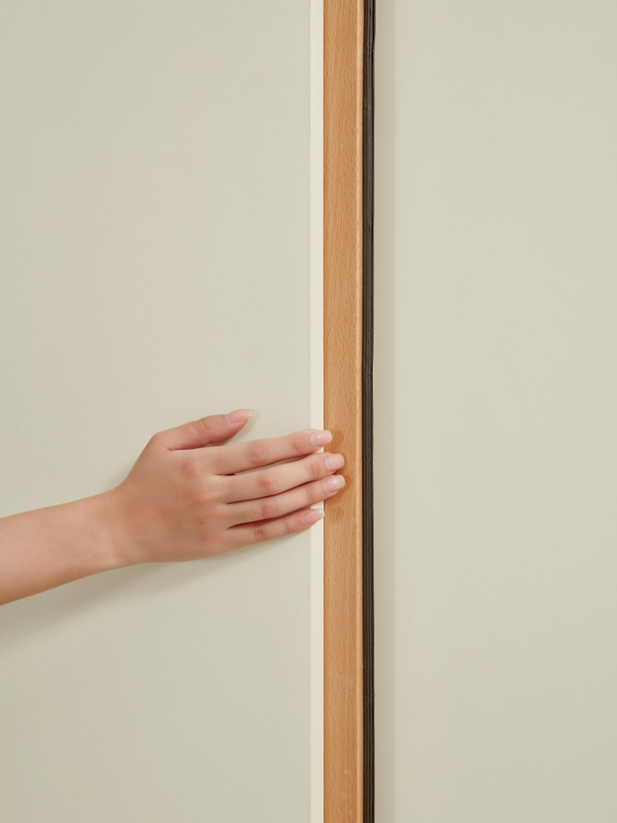 SEVILLE 160cm Wood Color Wardrobe