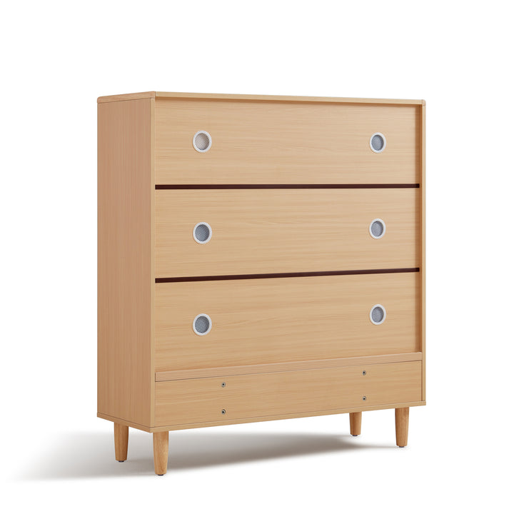 SUDBURY Space-Saving Three-Door Shoe Cabinet