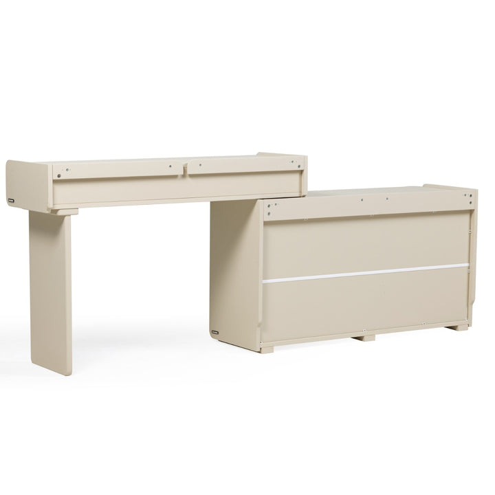 KIERAN Grey 6 Drawer Vanity Table