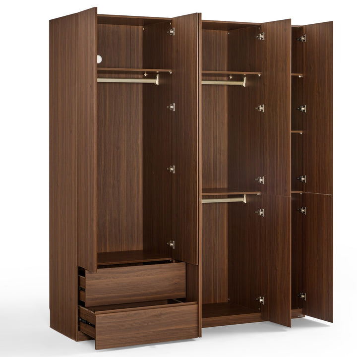 JERICHO 200cm Five Door Wardrobe