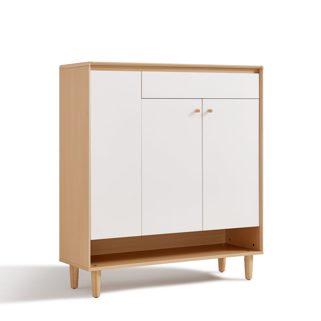 SUDBURY Space-Saving Three-Door Shoe Cabinet