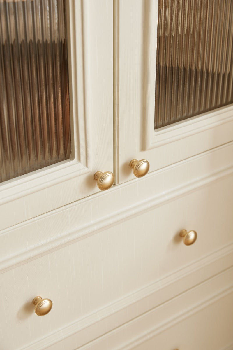 VICHY 200cm Glass Two Door Wardrobe