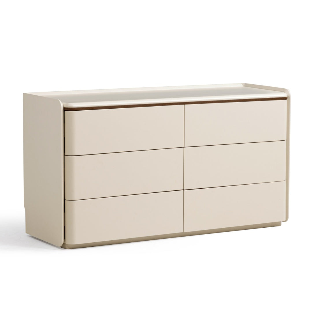 KIERAN Grey 6 Drawer Dresser