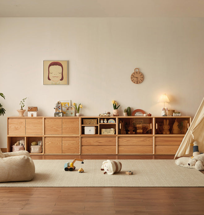 CASPIAN Solid Wood TV Cabinet